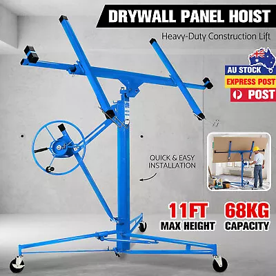 11FT Drywall Panel Lifter 68kg Plaster Board Hoist Gyprock Plasterboard Lift • $239.90
