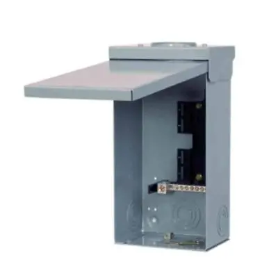 Main Lug Outdoor Load Center Panel EQ 125 Amp 4-Space 8-Circuit Service Entrance • $57