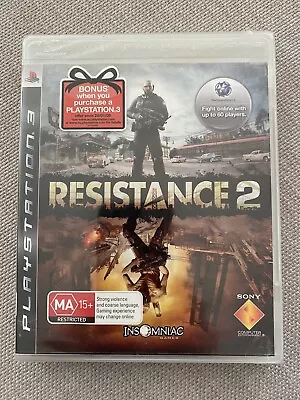 Resistance 2 - Playstation 3 - New And Sealed Region 4￼ • $39
