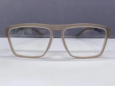 Ic! Berlin Glasses Mens Grey Brown Rectangular Pastel Franck C. Asian Fit • £120.60