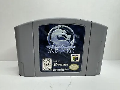 Mortal Kombat Mythologies: Sub-Zero (Nintendo 64 1997) Game Only - Tested • $24.99