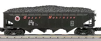 MTH 30-7006e O Gauge Great Northern 4-Bay Hopper W/ Coal Load #70458 LN/Box • $25.24