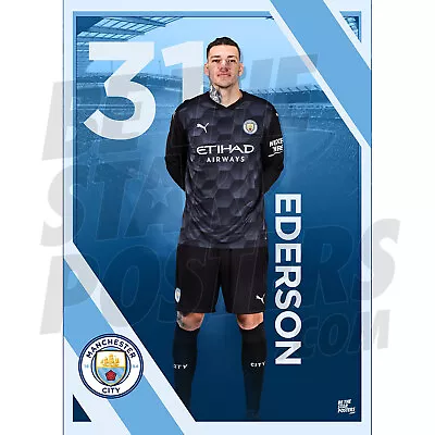 Manchester City FC Ederson 20/21 Poster - OFFICIALLY LICENSED PRODUCT A3 • £5