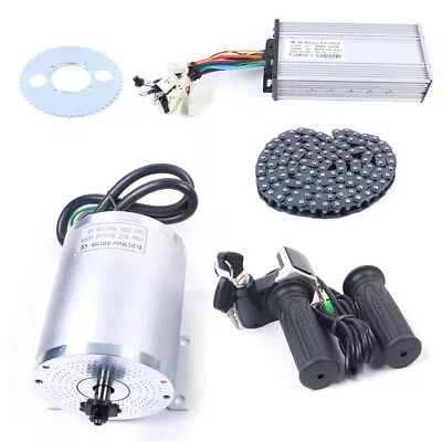 2000W 48V DC Electric Brushless Motor Kit For Electric Scooter E-Bike Go-Cart • $172