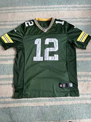 Aaron Rogers Green Bay Packers Nike Elite NFL Football Jersey Size 48 XL • $29.99