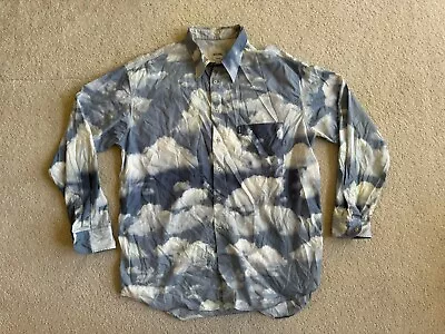 MOSCHINO JEANS-1990s Cotton Print Cloud Shirt Size-XLarge • $299.99