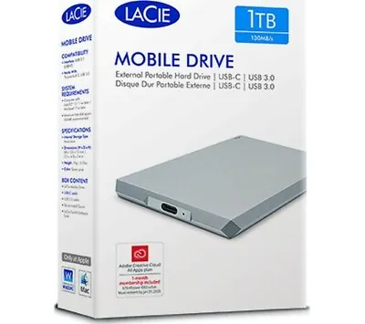 £111 • Buy LaCie 1TB, External (STHM1000400) Hard Drive
