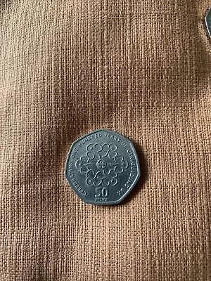 2010 50p Coin Girl Guides Celebrating 100 Years Of Girlguiding • £2