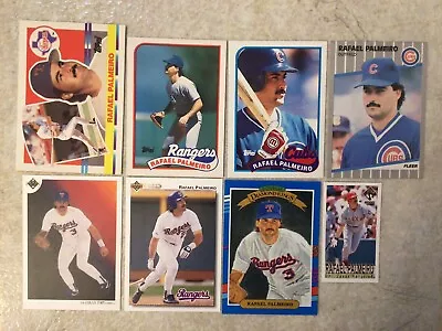 8 Rafael Palmeiro 1990 Topps Big MINT 1989 #93T Fleer 1991 Upper Deck 1999 Mini • $3