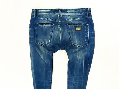 Men's Blue D&g Dolce & Gabbana 14 Stretch Denim Jeans Trousers Pants Size: 48 • $149.99