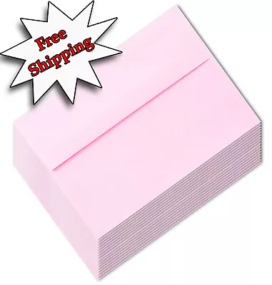 100 Pastel Pink A2 Envelopes For 4-1/8 X 5-1/2 Invitation Announcement Response • $21.55