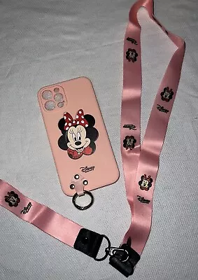 Minnie Mouse Phone Case With Lanyard For IPhone 12 Pro 6.1 In 2020  • $9.99