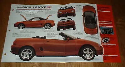★★1996 Rover Mgf Vvc Spec Sheet Brochure Photo 95-97 98★★ • $4.99