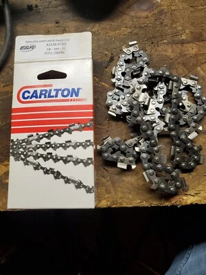 £18.49 • Buy 20  Chainsaw Chain 3/8 .050 72 DL Full  Chisel Carlton A1LM-072G