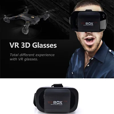 Virtual Reality VR 3D Glasses Headset Helmets VR Goggles For TVMovie Video Game • £14.59