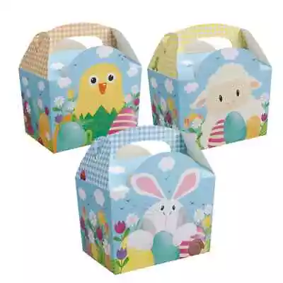 Kids Party Box Easter Loot Gift Food Safe Cake Prize Egg Hunt Basket & Birthday • £3