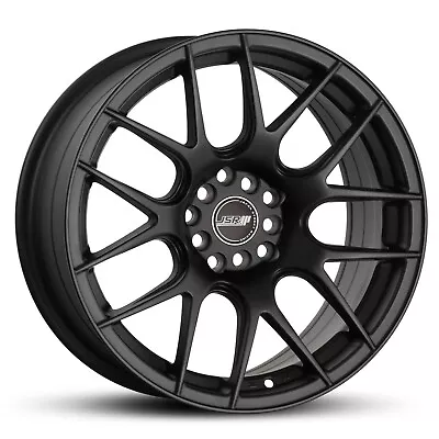 Jdm Wheels 17  Jsr St26 Satin Black 17x8.25 +35 5x100-5x114.3 Rims Alloy Wheels • $1189