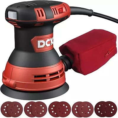 Random Orbital Sander 3 Amp 5 Inch 12000OPM Corded 6 Variable Speed W/ 10 Pads • $33