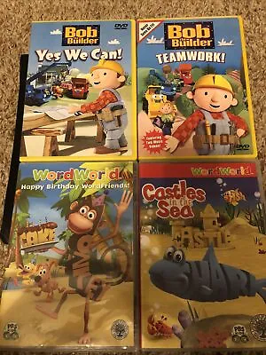 $12 • Buy Lot Of Bob The Builder And Word World DVDs