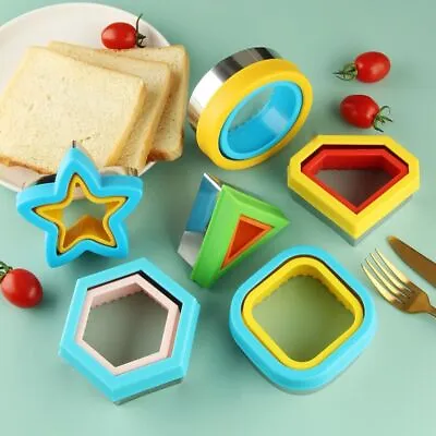 £4.22 • Buy Bento Box Sandwich Cutter Set Press Mold Food Cutter Mould  Kids