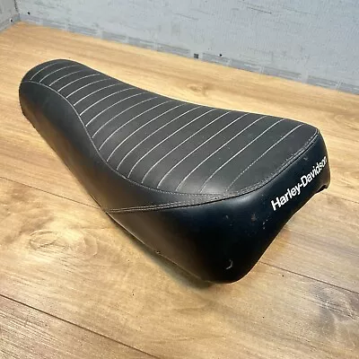 NOS OEM Harley Aermacchi COMPLETE SEAT WITH ORIGINAL COVER / 75-78 SS SX 175 250 • $250