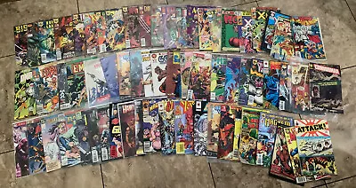 Lot Of 65 Estate Fresh Vintage Comic Books X-Men Hulk Spiderman Etc B6 • $24.99