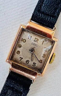 Vintage 9ct Gold Watch EBEL • £245
