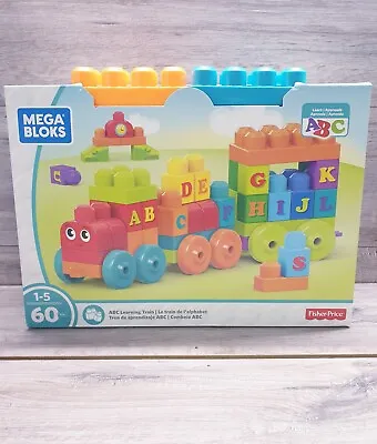 Mega Bloks Building Blocks ABC Learning Train 1-5 Years Kids Toy Set NEW • £12.50