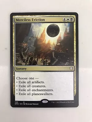 Merciless Eviction MTG Magic The Gathering Card NM Mint Dominaria Commander DMC • $3