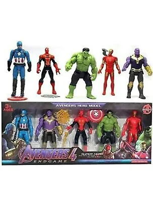 Superhero Action Figures Set Marvel Avengers Toys (Multicolor) • £13.99