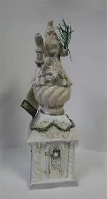 Pam Schifferl Winters Eve White Santa Lantern House Figurine Midwest Cannon Fall • $99.99