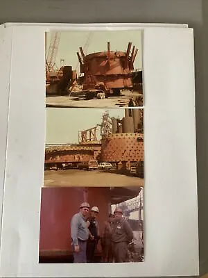 $8.95 • Buy Zug Island Blast Furnace Build Great Lakes Steel Corporation 1975 3 Photos Only