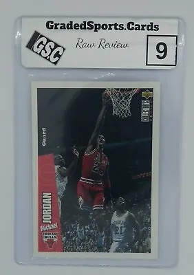 Spanish: 1996 UD Collectors Choice Michael Jordan #23 Raw Review Graded GSC 9 • $4.51