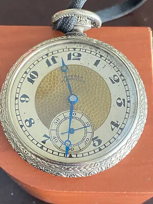 Vintage 12 Size Hampden Pocket Watch Gr. 302 Keeping Time Year 1918very Nice • $195