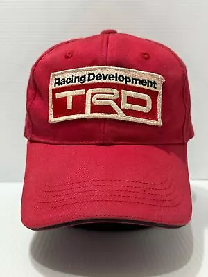 Toyota TRD Toyota Racing Development 6 Panel Red Cap RARE AE86 Supra 4AGE • $551.93