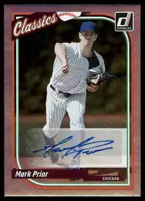 2023 Donruss Classic HOLO Mark Prior Auto Cubs #CA-MP C09 • $1.55