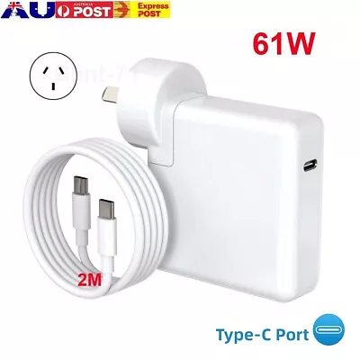 PD 61W USB-C Power Adapter Charger Type-C Cable For Apple Macbook Air Pro Laptop • $23.99