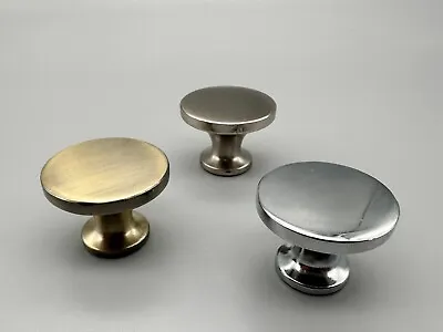 Contemporary Metal Drawer Knobs / Metal Cabinet Knobs - 38mm - Various Colours • £8.98
