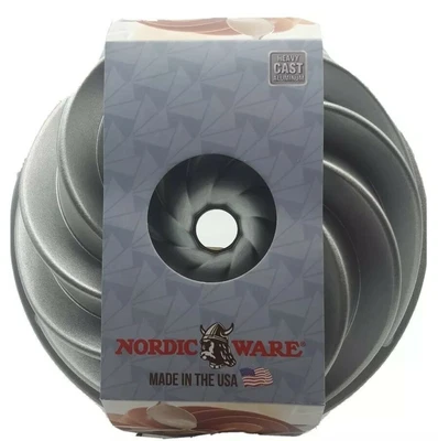 $42.95 • Buy NWT NORDIC WARE Heritage Bundt Cake Pan 10 Cup Capacity Heavy Cast Aluminium USA