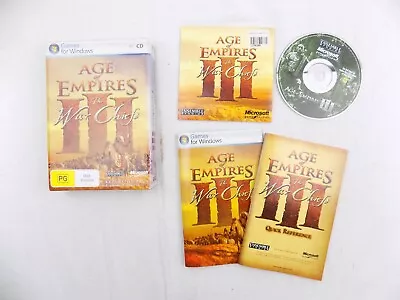 Big Box PC Age Of Empires The War Chiefs III 3 Free Postage • $23.92