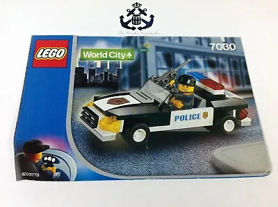 $4 • Buy Lego Instructions ONLY Squad Car For Set 7030-1 World City, Police