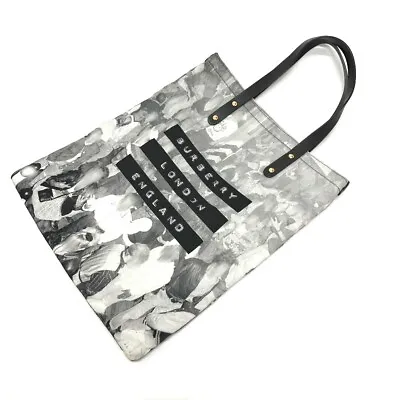 BURBERRY 8022364 Shoulder Bag Logo Bag Tote Bag Nylon / Leather Gray/Black • $511.50