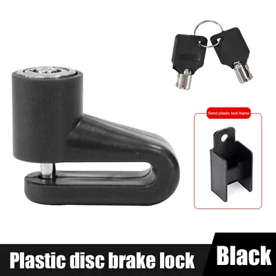 Electric Scooter Disc Brake Lock Anti Theft With Lock Frame For M365 (Black) • $10.09