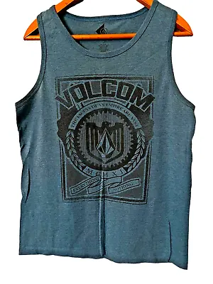 Volcom MCMXI Tank Top Mens S Blue • $4.99