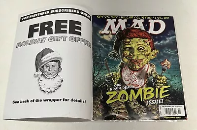 MAD MAGAZINE￼ #483 NOVEMBER 2007 ZOMBIE ISSUE SPY VS. SPY VG Free Shipping • $15.99