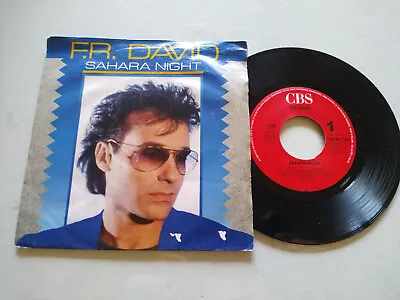 F. R. David Sahara Night 1986 CBS Holland Press - Single LP Vinyl 7   VG/VG • $27.69