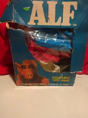 ALF HALLOWEEN COSTUME VINTAGE 1987 SIZE 5-6 Vinyl No Mask Damaged  • $7