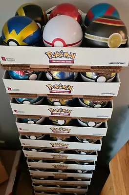 £6.95 • Buy Pokemon Trading Card Game Poke Ball Tin Includes - 30 Pokémon Bundle Plus Coin 