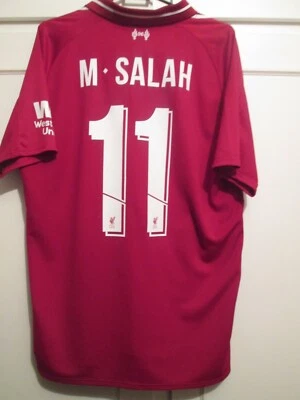 £79.99 • Buy Liverpool 2018-2019 Champions League Final Salah 11 Home Football Shirt Medium