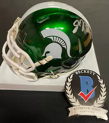 Jalen Nailor Signed Michigan State Spartans Mini Vikings Helmet Bas Witness Coa • $64.99